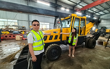 Rotary Drilling Rig Displayed At Our Factory