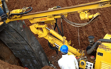 DTH Drilling Rig Put Into Operation On Site